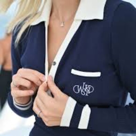 WISKII Sleek V-Neck Polo Playsuit size M - Picture 5 of 6